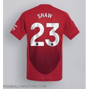 Manchester United Luke Shaw #23 Replik Heimtrikot 2024-25 Kurzarm